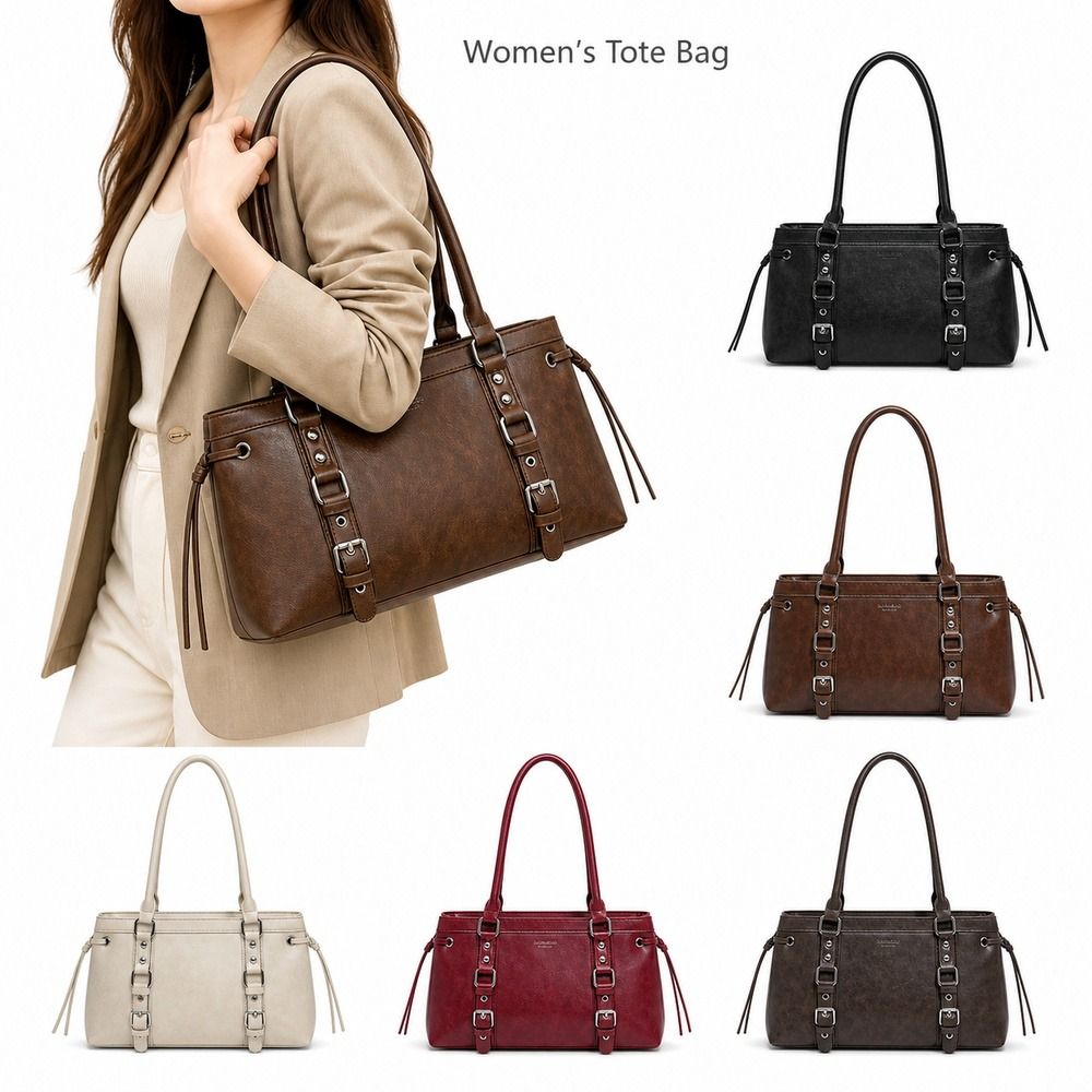 Structured Handbag Top Handle - Bolsa Feminina Estruturada Durável de Luxo