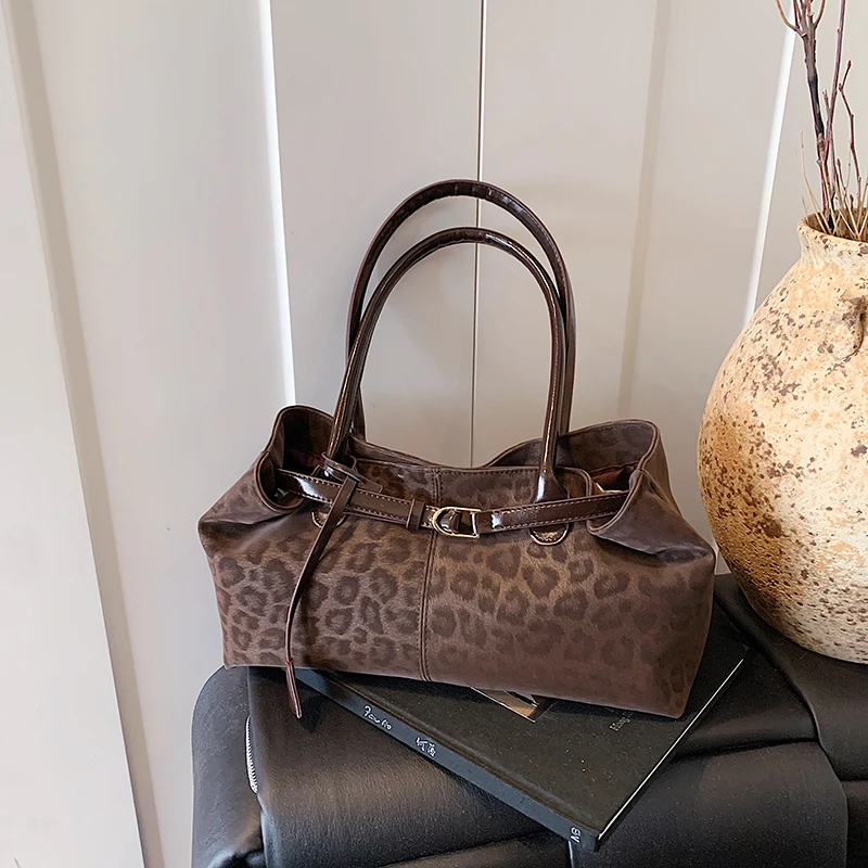 Luxury Bags For Sale - Leopardo impressão linha de costura ferrolho