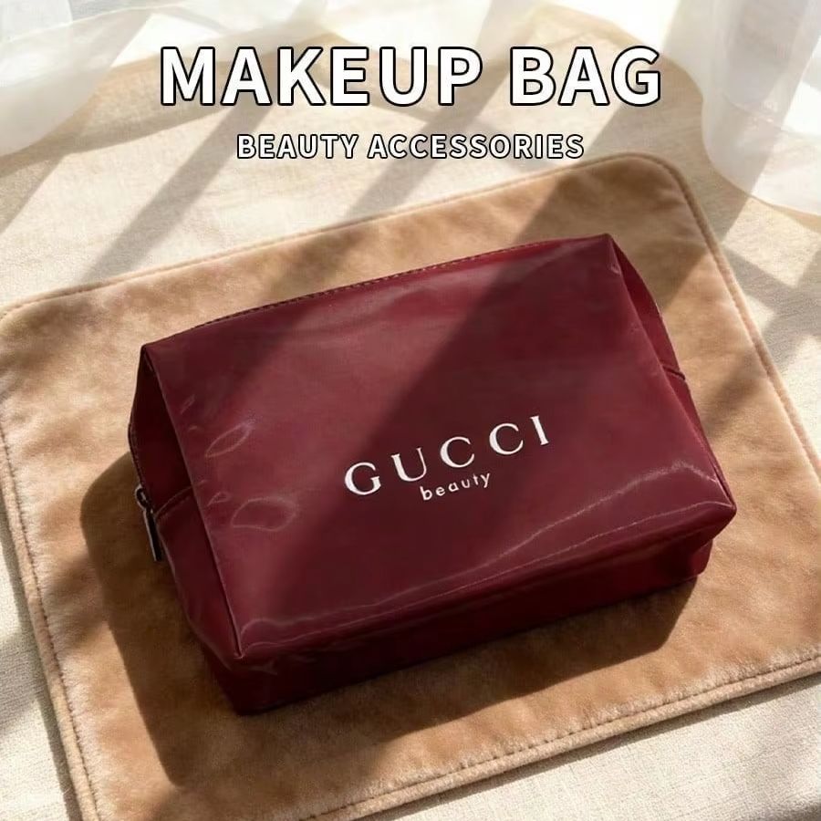 Luxury Bags Gucci - Bolsa Gucci de Lona Vermelha Durável
