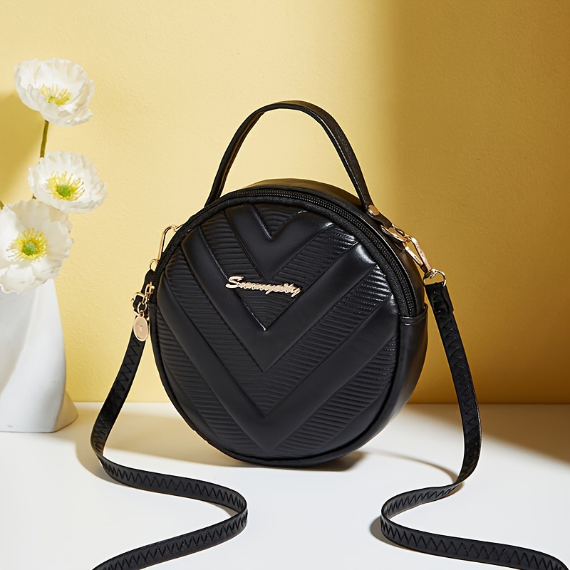 Bolsa Mini de Moda Feminina, E - Structured Handbag Top Handle avaliação e preço