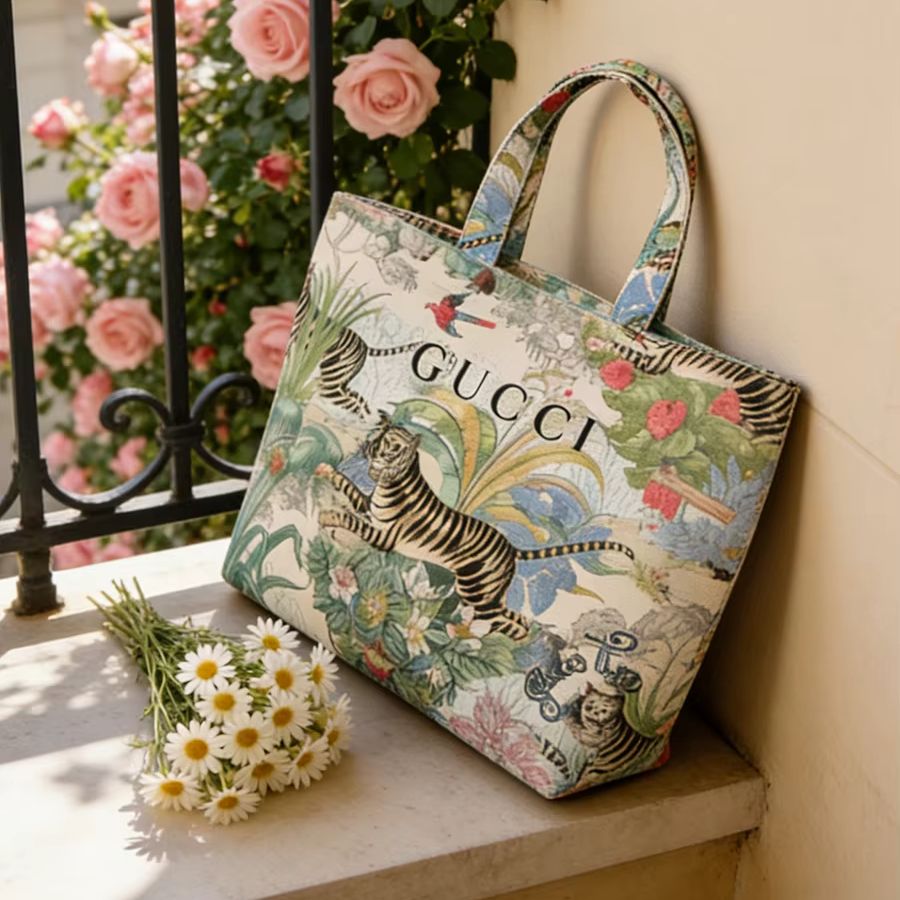 Bolsa Gucci com Estampa de Tig - Luxury Bags Gucci avaliação e preço