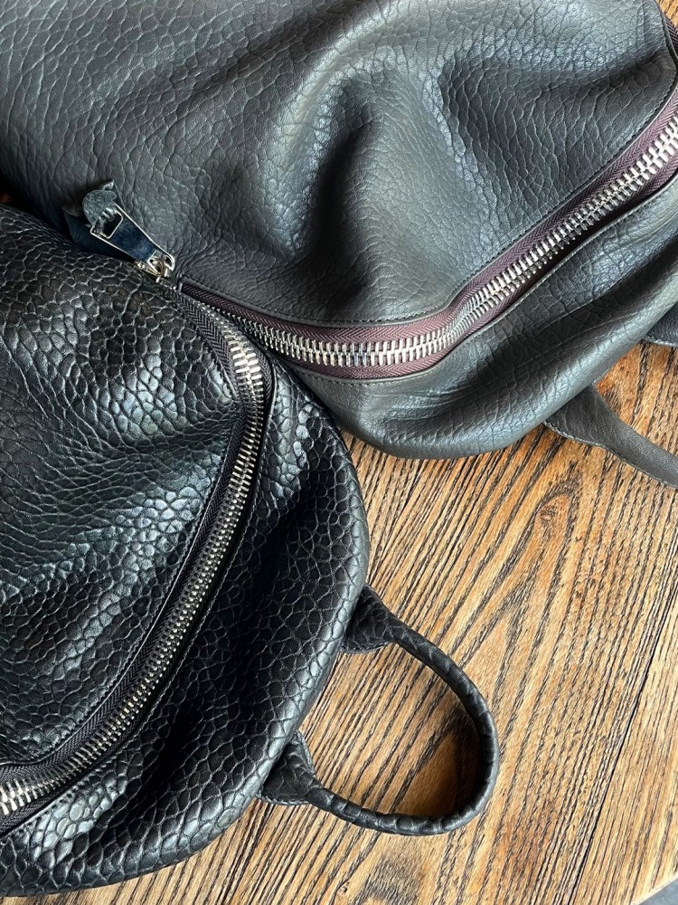 Mochila casual de pele de ovel - Genuine Leather Backpack avaliação e preço