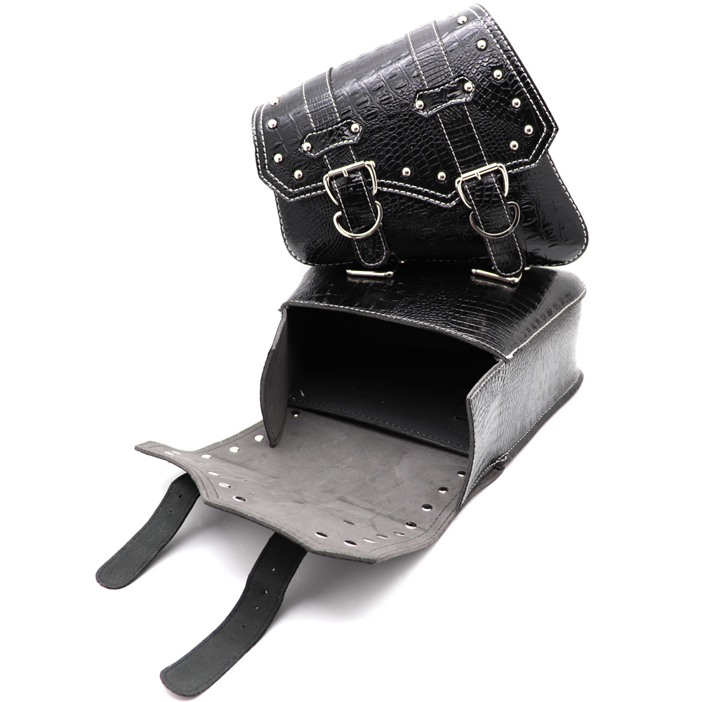 Preto de luxo triângulo crocod - Luxury Bags Luggage avaliação e preço
