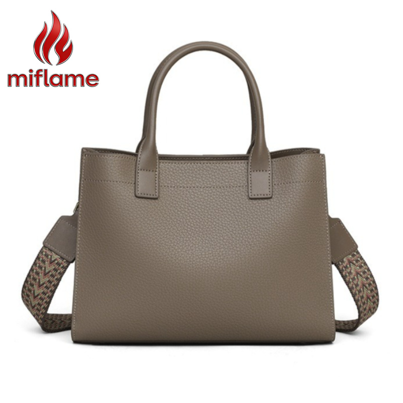 Bolsa Satchel de Couro Genuíno - Structured Handbag Top Handle avaliação e preço