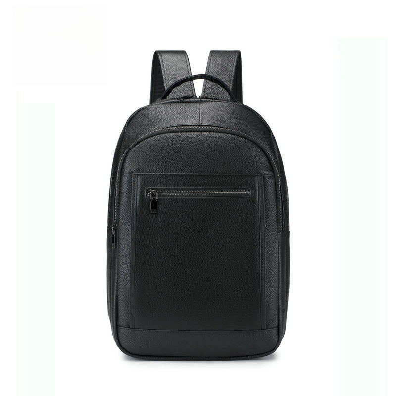 Bolsa masculina de couro com a - Genuine Leather Backpack avaliação e preço