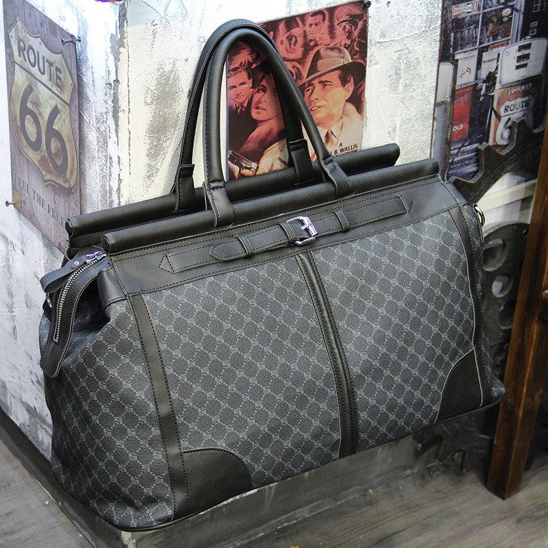 Moda xadrez saco de viagem mas - Luxury Bags Luggage avaliação e preço