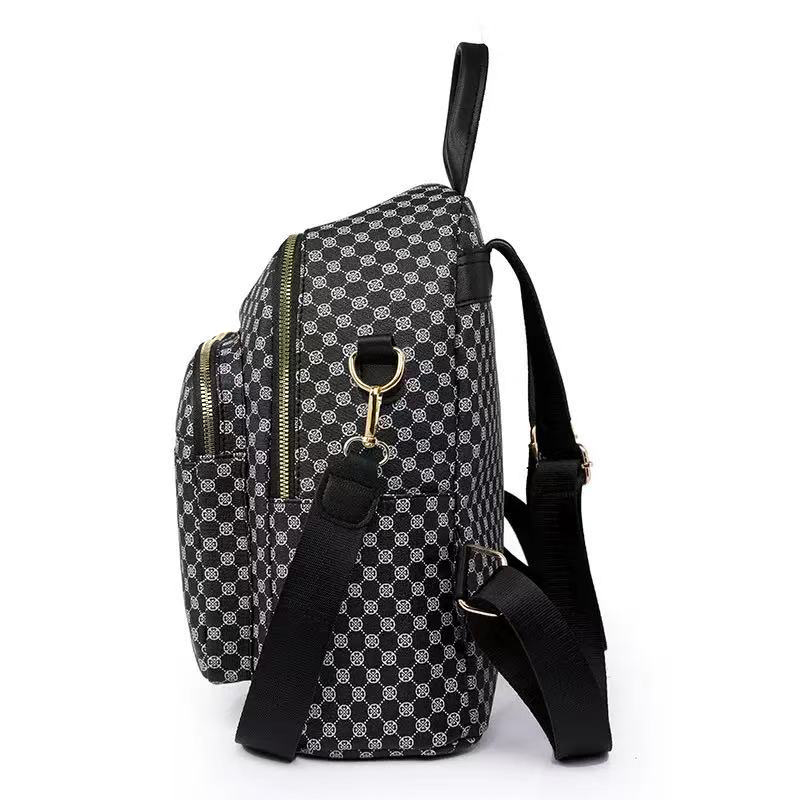 Mochila PU com Padrão Geométri - Weekender Bag Duffle avaliação e preço