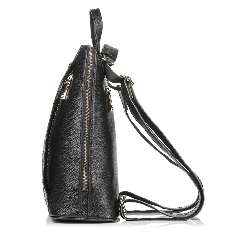 Zency 100% mochila de couro ge - Genuine Leather Backpack avaliação e preço