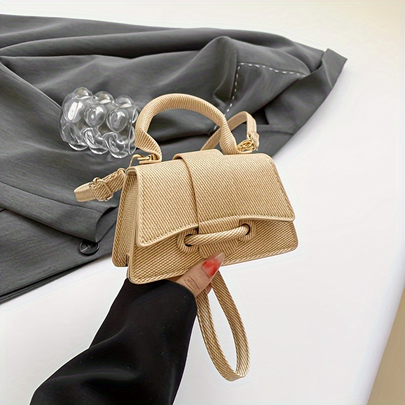 Bolsa Mini de Moda Feminina, E - Structured Handbag Top Handle avaliação e preço