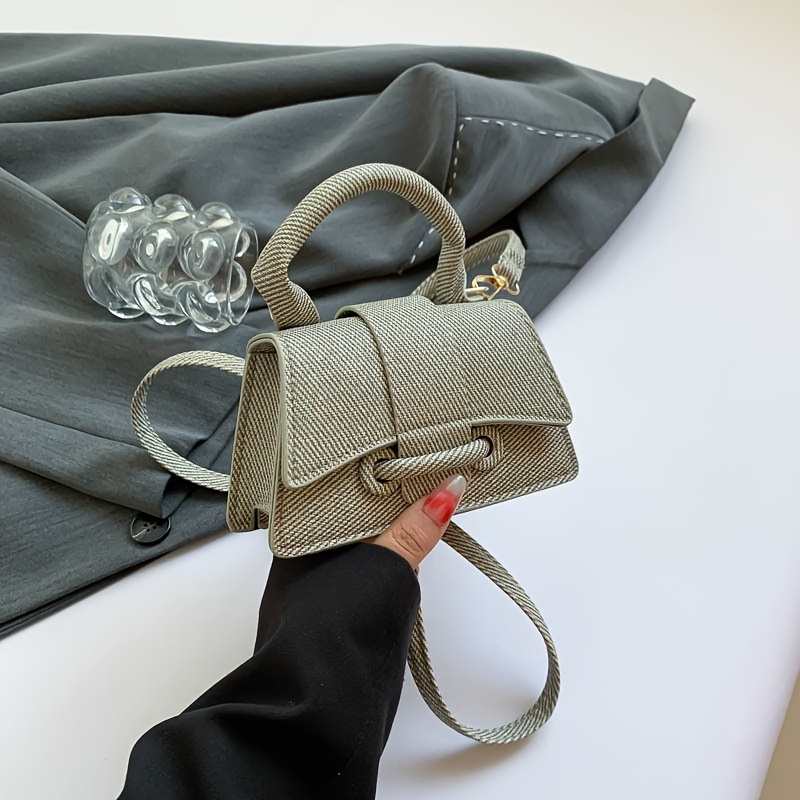 Bolsa Mini de Moda Feminina, E - Structured Handbag Top Handle avaliação e preço