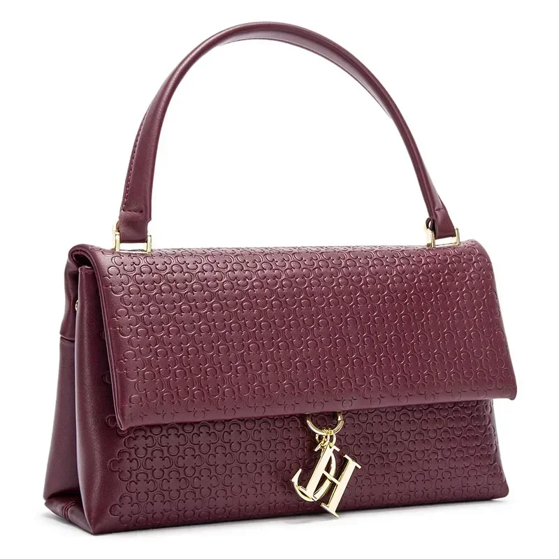 Bolsa Elegante com Monograma e - Structured Handbag Top Handle avaliação e preço