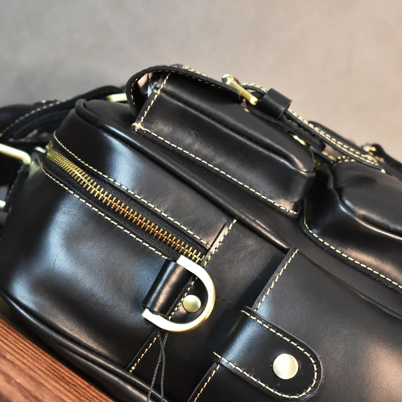 Bolsa de ombro preta masculina - Luxury Bags Luggage avaliação e preço
