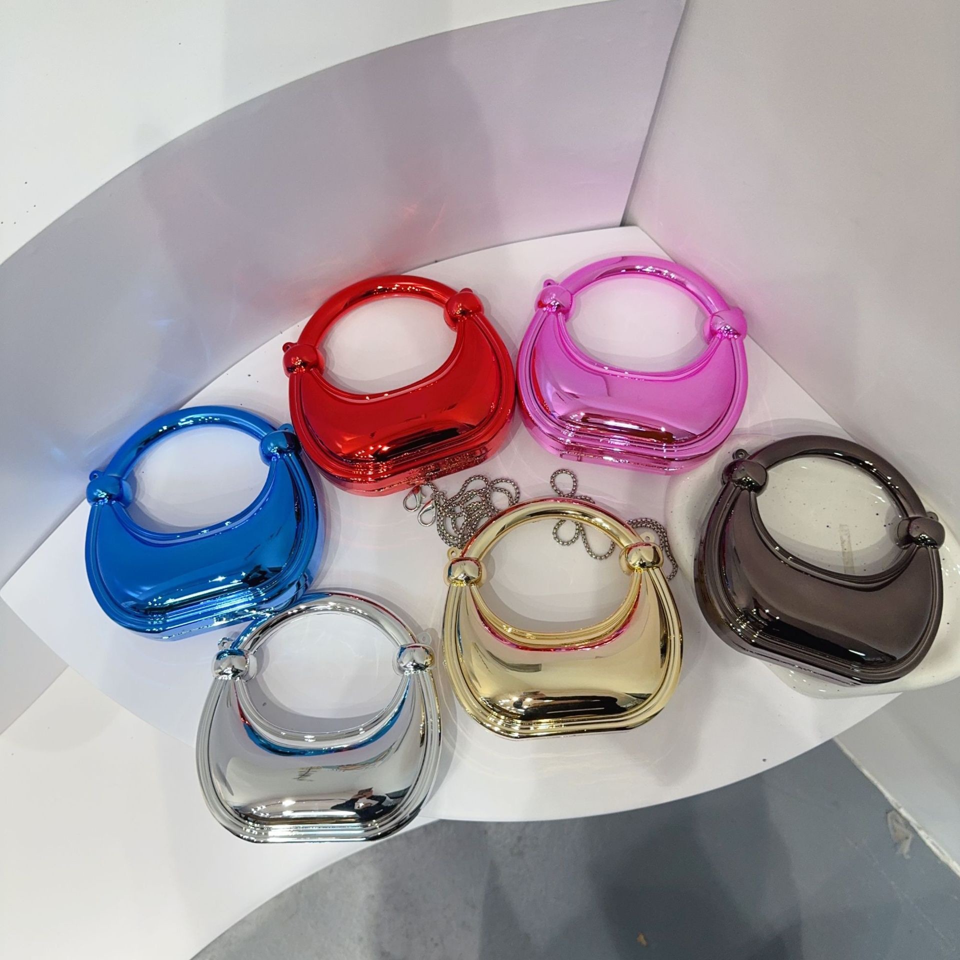 Mini bolsa de noite dourada, b - Luxury Bags For Women avaliação e preço