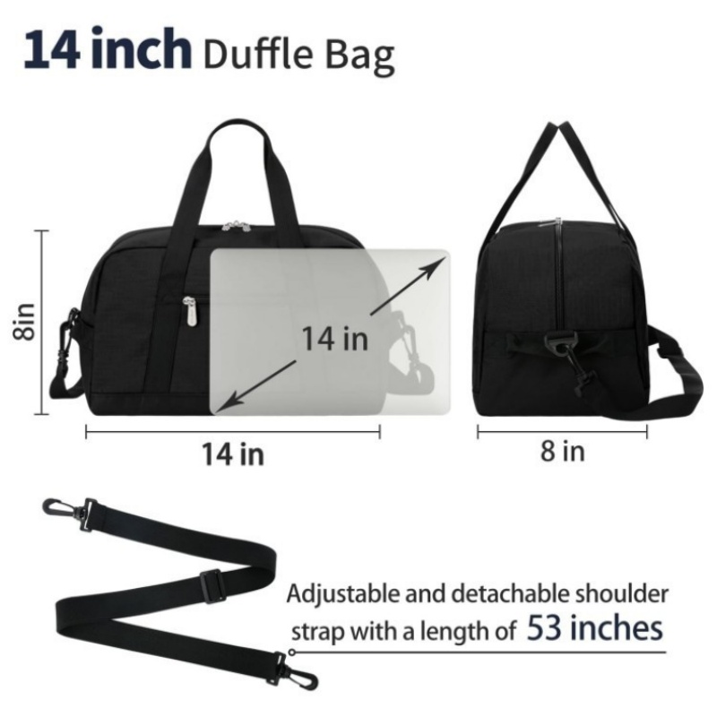 Bolsa de viagem para academia, - Weekender Bag Duffle avaliação e preço