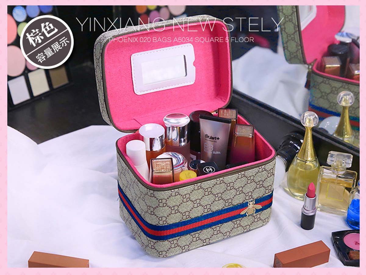 Estojo cosmético de couro pu a - Luxury Bags Gucci avaliação e preço