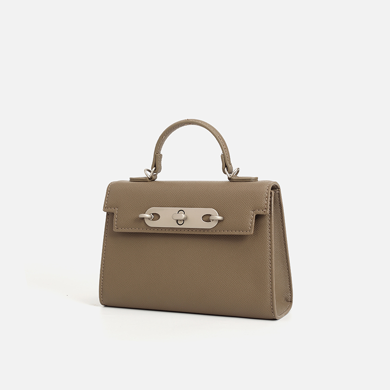 Bolsa Feminina de Couro Saffia - Structured Handbag Top Handle avaliação e preço